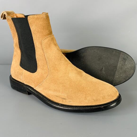 ISABEL MARANT Size 8 -Galna- Tan Suede Chelsea Boots - Picture 5 of 12